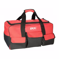 Sac de transport Pour outillage Taille L - 25 l Dimension : 30 x 58 x 30 cm Couleur : rouge - noir Vendu par 1