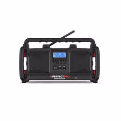 Perfectpro Workstation, Portable, Numérique, DAB+, FM, 20 W, AAC, FLAC, MP3, 1-voie