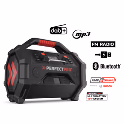 Perfectpro ROCKTAGON Chantier Numérique Noir, Rouge