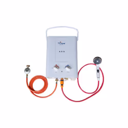 Description générale Le chauffe-eau portable à gaz propane TTulpe® Outdoor HD-6 est le seul modèle approuvé en Europe, offran ...