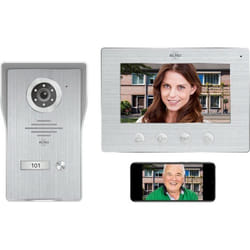 Interphone de porte IP - ELRO - DV4000IP - Caméra Full HD 1080P - Vision nocturne - Moniteur 7 pouces