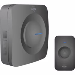 Sonnette de Porte sans Fil ELRO DB3000 - 64 Mélodies - Distance sans fil : 300m - Noir