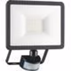 Projecteur LED dextérieur avec détecteur de mouvement ELRO LF60 - 20W - 1600LM - Étanche IP54 - Noir