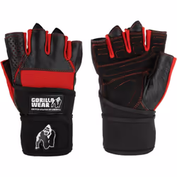 Protèges poignet Gorilla Wear - Wrist Wraps Basic - Black/Grey - Taille unique