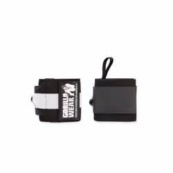 Bandes pour poignets Gorilla Wear - Wrist Wraps Ultra - Black/White Taille unique