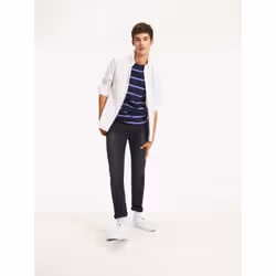 Tommy Hilfiger 8719701014064 chemise et haut Col boutonné Manches longues Coton, Elastane - Vue supplémentaire 5