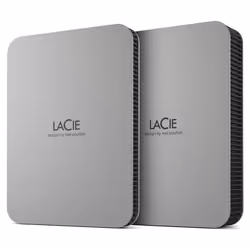 LaCie Mobile Drive (2022), 4 To, 2.5", 3.2 Gen 1 (3.1 Gen 1), Argent