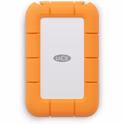 LaCie STMF500400 lecteur à circuits intégrés externe 500 Go Gris, Orange - Vue supplémentaire 4