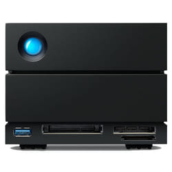 LaCie 2big Dock v2 boîtier de disques 60 To Bureau Noir
