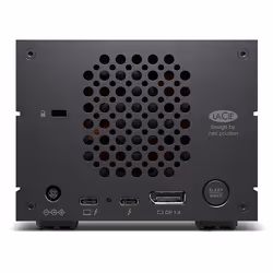 LaCie 2big Dock v2 boîtier de disques 60 To Bureau Noir - Vue supplémentaire 3