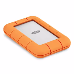 LaCie STND4000400 lecteur à circuits intégrés externe Technologie Thunderbolt 4 To USB Type-C USB4 Gen 3x2 Orange, Acier inoxydable - Vue supplémentaire 2