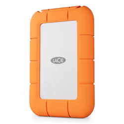 LaCie STND4000400 lecteur à circuits intégrés externe Technologie Thunderbolt 4 To USB Type-C USB4 Gen 3x2 Orange, Acier inoxydable - Vue supplémentaire 5