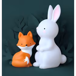 A Little Lovely Company LLFOOR59 lumière de nuit pour bébé Autonome Orange LED - Vue supplémentaire 4