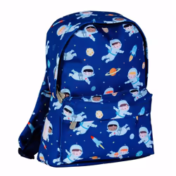 A Little Lovely Company BPASBU46 sac à dos Cartable sac à dos Bleu Polyester