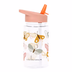 A Little Lovely Company DBBUPI43 Utilisation quotidienne 450 ml Tritan Pêche, Transparent