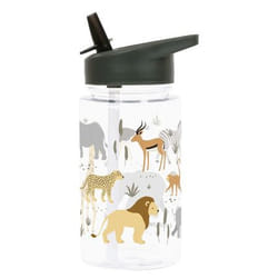 A Little Lovely Company Savanna Utilisation quotidienne 450 ml Polypropylène (PP), Tritan Gris, Transparent