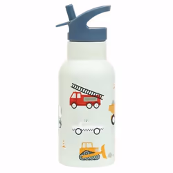 Gourde Isotherme - A Little Lovely Company - Véhicules - 350 ml - Acier inoxydable - Pour Enfant