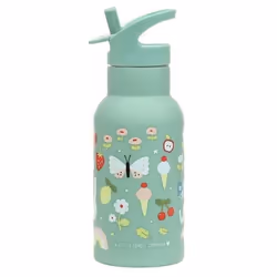 Gourde Isotherme - A Little Lovely Company - Joie - 350 ml - Arc-en-ciel - Acier inoxydable