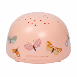 A Little Lovely Company PLBFMC12 lumière de nuit pour bébé Autonome Multicolore, Rose