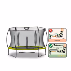 EXIT Trampoline Silhouette ø305cm - vert