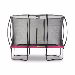 EXIT Trampoline Silhouette 214x305cm - rose, Trampoline suspendu, Rectangulaire, 120 kg, 3 an(s), Filet de sécurité, Assembla ...