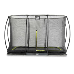 EXIT Trampoline Silhouette inground 244x366cm avec filet de sécurité - noir