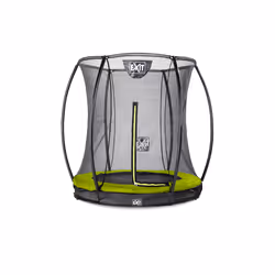 EXIT Trampoline Silhouette inground ø183cm avec filet de sécurité - vert, Trampoline encastré, Rond, 50 kg, 3 an(s), Filet de ...
