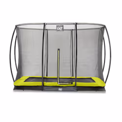 EXIT Trampoline Silhouette inground 214x305cm avec filet de sécurité - vert, Trampoline encastré, Rectangulaire, 120 kg, 3 an ...