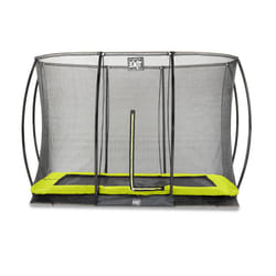 EXIT Trampoline Silhouette inground 214x305cm avec filet de sécurité - vert
