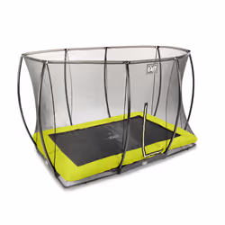 EXIT Trampoline Silhouette inground 214x305cm avec filet de sécurité - vert