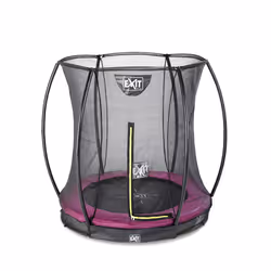 EXIT Trampoline Silhouette inground ø183cm avec filet de sécurité - rose