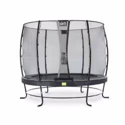 EXIT Trampoline Elegant ø305cm avec filet de sécurité Economy - noir, Trampoline suspendu, Rond, 100 kg, 3 an(s), Filet de sé ...