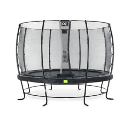 EXIT Trampoline Elegant ø366cm avec filet de sécurité Economy - noir