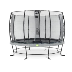 EXIT Trampoline Elegant ø366cm avec filet de sécurité Economy - gris