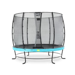 EXIT Trampoline Elegant ø305cm avec filet de sécurité Economy - bleu