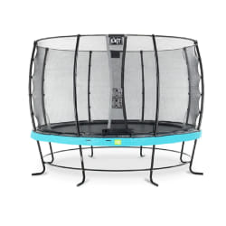 EXIT Trampoline Elegant ø366cm avec filet de sécurité Economy - bleu