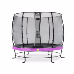 EXIT Trampoline Elegant ø305cm avec filet de sécurité Economy - violet, Trampoline suspendu, Rond, 100 kg, 3 an(s), Filet de  ...