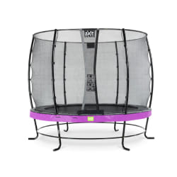 EXIT Trampoline Elegant ø305cm avec filet de sécurité Economy - violet
