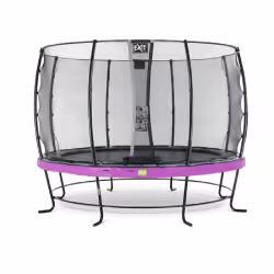 EXIT Trampoline Elegant ø366cm avec filet de sécurité Economy - violet, Trampoline suspendu, Rond, 130 kg, 3 an(s), Filet de  ...