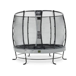 EXIT Trampoline Elegant Premium ø253cm avec filet de sécurité Deluxe - gris