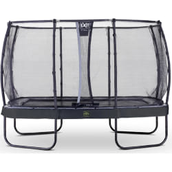 EXIT Trampoline Elegant Premium de 214x366cm avec filet de sécurité Deluxe - noir