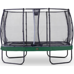 EXIT Trampoline Elegant Premium de 244x427cm avec filet de sécurité Deluxe - vert