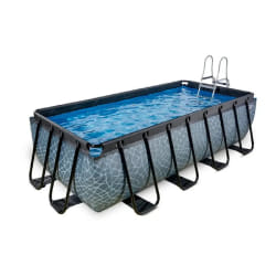 EXIT 30.12.42.00 piscine hors sol Rectangle 7020 L Gris
