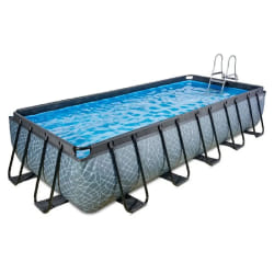 EXIT 30.12.53.00 piscine hors sol Rectangle 12600 L Gris