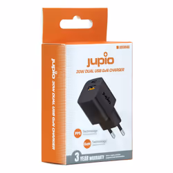 Jupio UDC0040 chargeur d'appareils mobiles Universel Noir Secteur Charge rapide Intérieure - Vue supplémentaire 2
