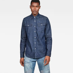 Chemise Homme - G STAR - 3301 Slim - Coupe Slim - Col Chemise - Manches Longues
