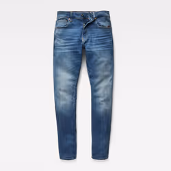 Jeans G-Star Revend Medium pour Homme - G-STAR - Skinny - Bleu - Taille basse