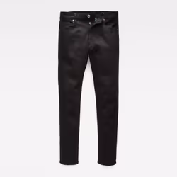 Jeans Slim - G-Star - 3301 - Noir - Super Stretch - Design à cinq poches