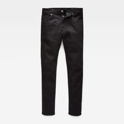 Jeans Slim - G-Star - 3301 - Noir - Super Stretch - Design à cinq poches