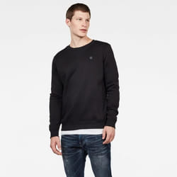 Sweater - G-STAR - D16917 C235 - Noir - Manches longues - Col arrondi